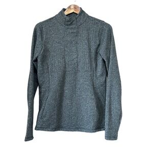 Kyodan Outdoor Women's Herringbone‎ Mock Neck Pullover Sweater M